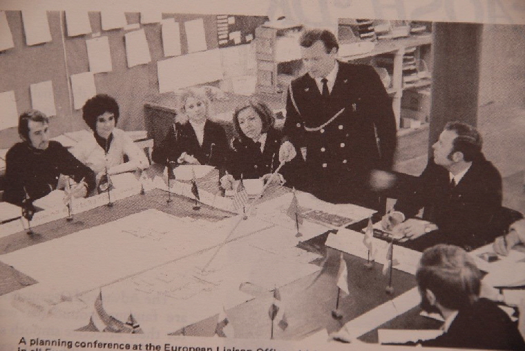 Capt. Bill at the Board Room. His second wife Joan to his right.